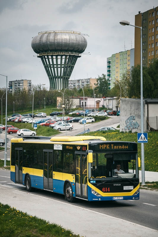 Autobus marki Otokar KENT 290LF - sesja na ulicach Tarnowa